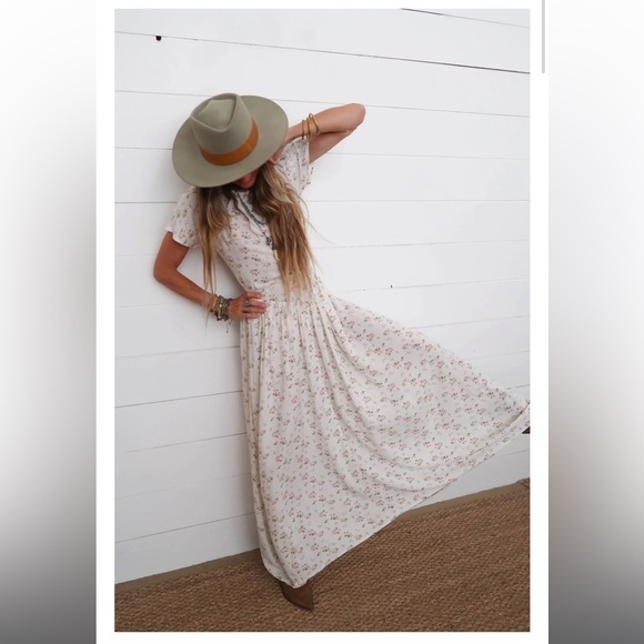 Jen’s Pirate Booty French Stripe Navi Maxi Dress - Picture 3 of 6